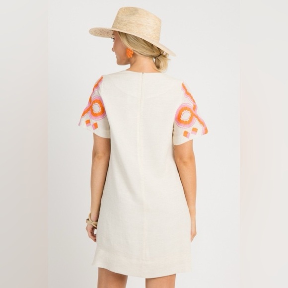 Brand new THML White and Orange Midi Dress XS - Picture 5 of 5